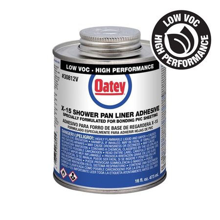 OATEY X15 Green Solvent Cement For PVC 16 oz 30812V